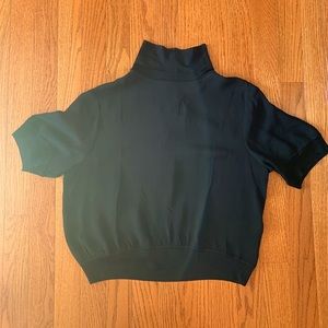 Wilfred Aritzia 100% silk blouse black size S